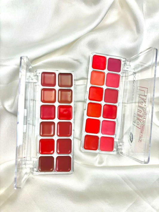 12in1 High Pigmented lip Palette Perfect for blush and lips