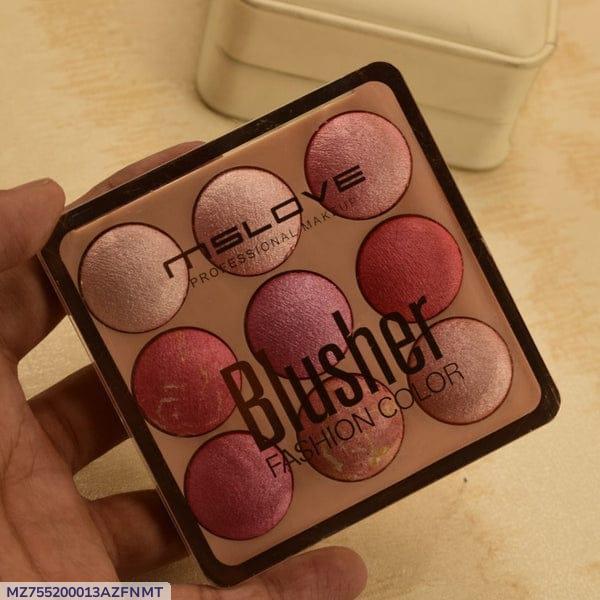 9 shades of highlighter blush