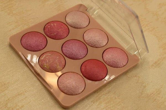 9 shades of highlighter blush
